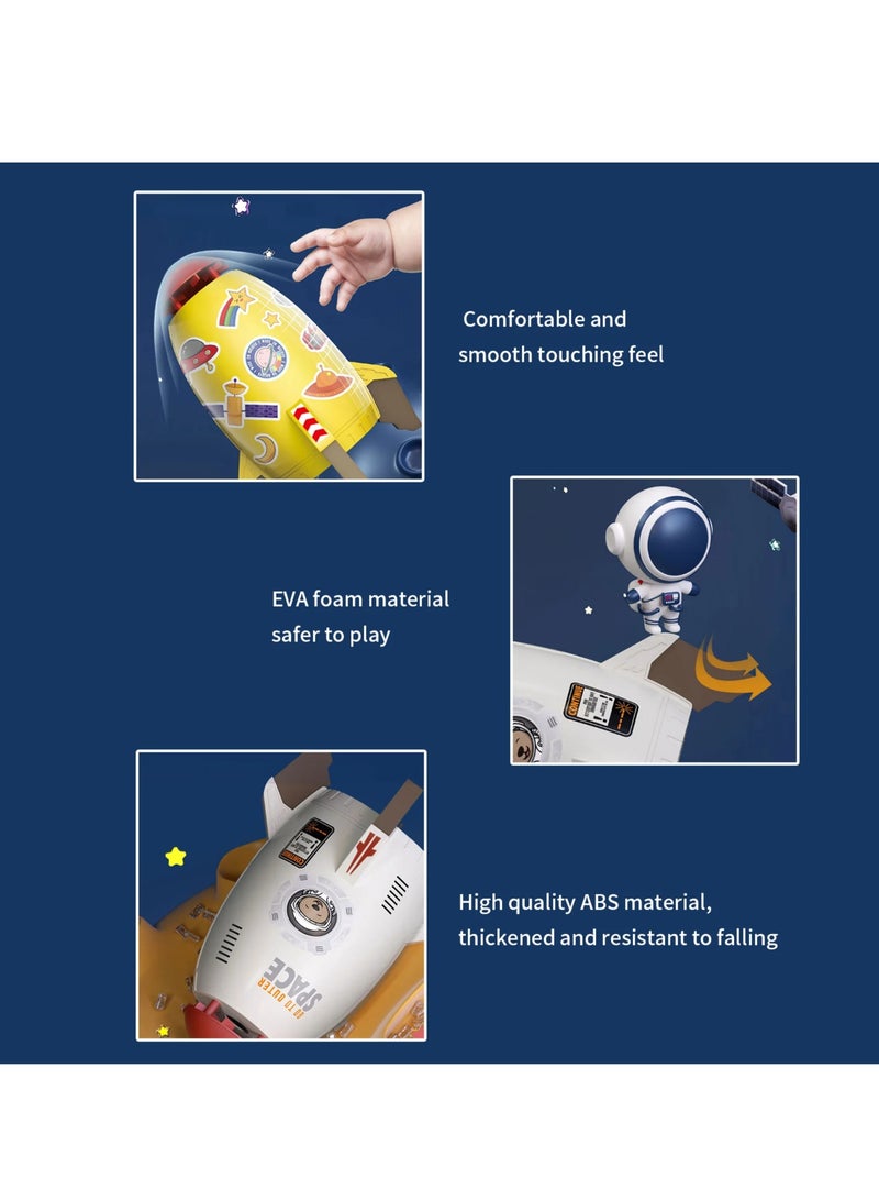 AROAQ Rocket Launcher Toy, Durable Adjustable Height Water Sprinkler Toy, Automatic Linear Nozzle EVA Kids Launch Sprinkler Toy, Easy To Operate Outdoor Water Pressure Lift Rocket Toy For Children, (White) - Image 3