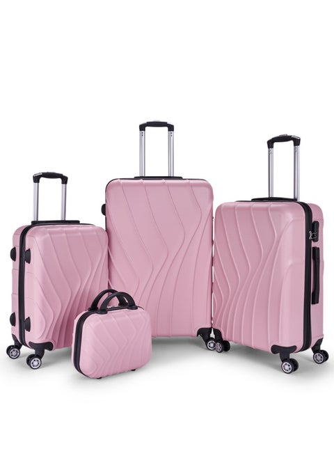 Travel bags from limra 4-piece set Pink