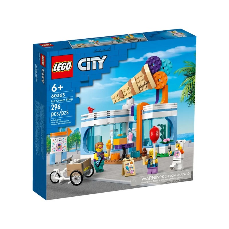LEGO - City Ice-Cream Shop 296 Pieces - 60363 - Image 1