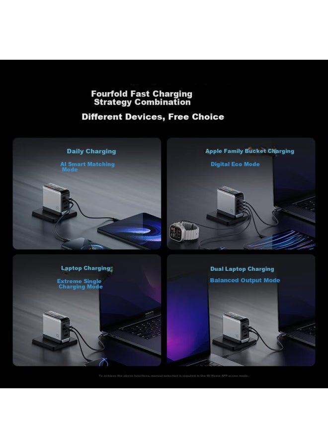 Cuktech Ultra 10 Super Power Charger, 120w/100w Four-port Fast Charging Set, Compatible With Mijia, Laptops, Apple, Xiaomi - Image 4