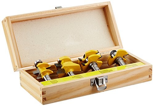 YONICO Tongue and Groove Router Bits Set 4 Bit Flooring 1/2-Inch Shank 15423 - Image 4