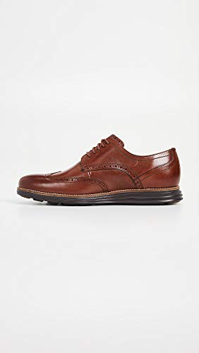 Cole Haan Men's Original Grand Shortwing Oxford, Woodbury/Java, 9.5 Medium US - Image 2