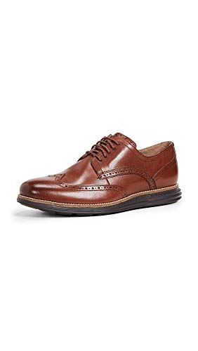 Cole Haan Men's Original Grand Shortwing Oxford, Woodbury/Java, 9.5 Medium US - Image 1