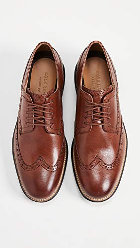 Cole Haan Men's Original Grand Shortwing Oxford, Woodbury/Java, 9.5 Medium US - Image 3