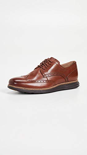 Cole Haan Men's Original Grand Shortwing Oxford, Woodbury/Java, 9.5 Medium US - Image 5