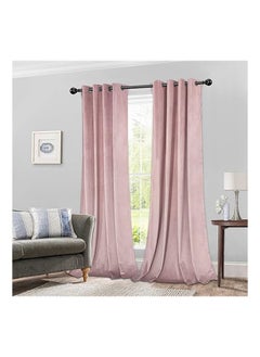 Elegant Velvet Thermal Insulated Curtain Light Blocking Shades 2 panels For Living Room With Steel Grommets - pzsku/ZCAEAF59A0DF415EEA460Z/45/_/1726570656/9a716e58-8395-4de6-a4a1-4f1c306cda6c