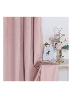 Elegant Velvet Thermal Insulated Curtain Light Blocking Shades 2 panels For Living Room With Steel Grommets - pzsku/ZCAEAF59A0DF415EEA460Z/45/_/1726570657/f5633561-eb64-40a7-ae9d-ccfe5dbe2f00