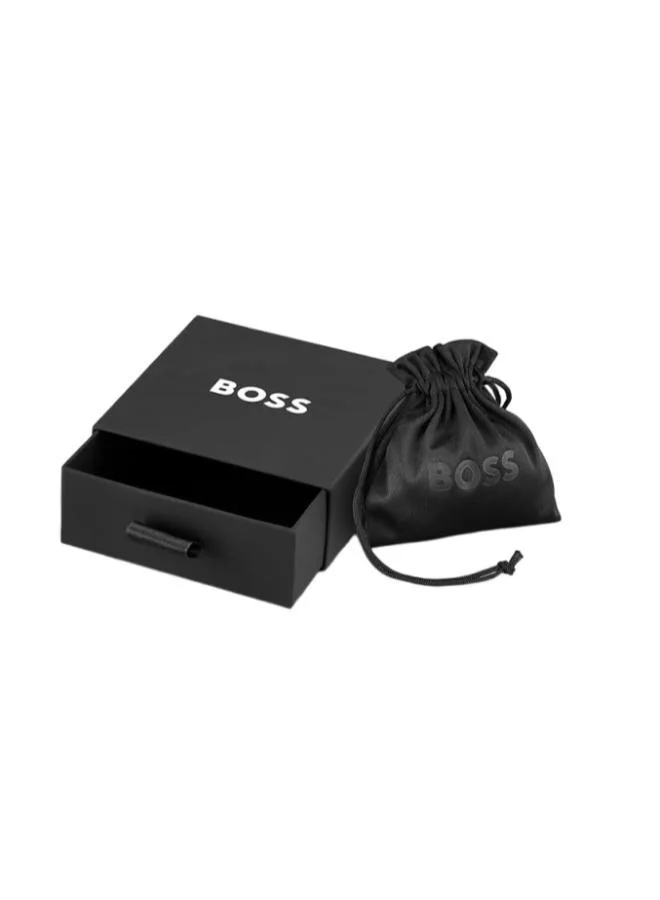 BOSS Essentials Collection Metal Link Link Bracelet For Men With Black Ion Plating (Ip) - 1580055