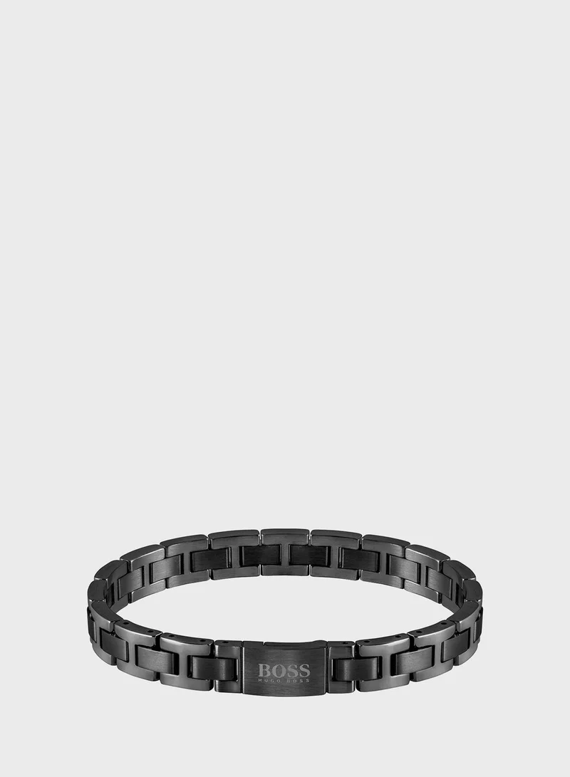 BOSS Stainless Steel Logo Bracelet
