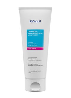 RE' EQUIL Ceramide and Hyaluronic Acid Moisturiser Face Barrier Repair Cream Long Lasting Hydration Normal to Dry Skin 100g  - Image 1