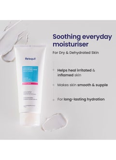 RE' EQUIL Ceramide and Hyaluronic Acid Moisturiser Face Barrier Repair Cream Long Lasting Hydration Normal to Dry Skin 100g  - Image 2