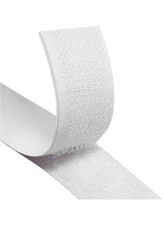 SYOSI Hook and Loop Tape Velcro Adhesive Strip Self Sticky Back Fastening Heavy Duty Reusable Double Sided 6M * 2CM  - Image 1