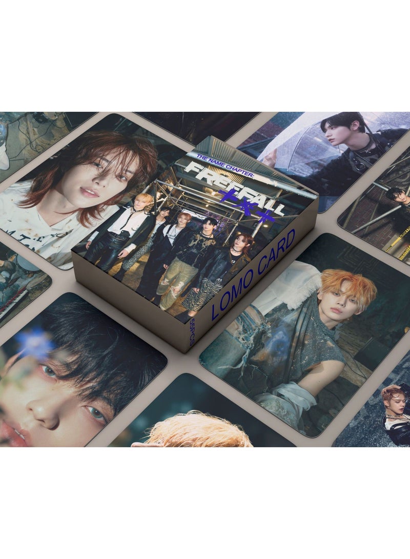 EHOME 55Pcs TXT New Album The Name Chapter: FREEFALL Lomo Card - Image 1