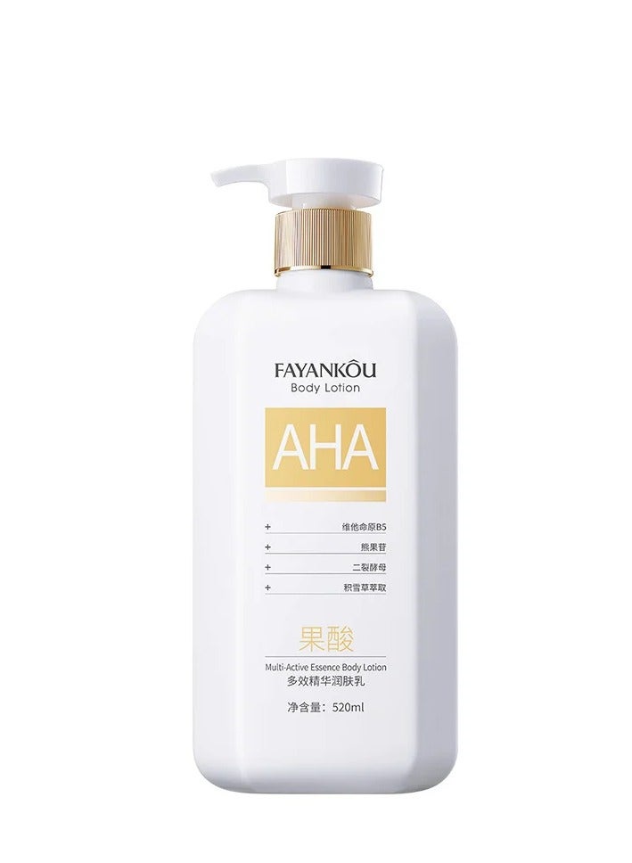 Fruit Acid Body Lotion Moisturizing And Removes Dry Skin Improves Dryness And Leaves AHA 520 ML
