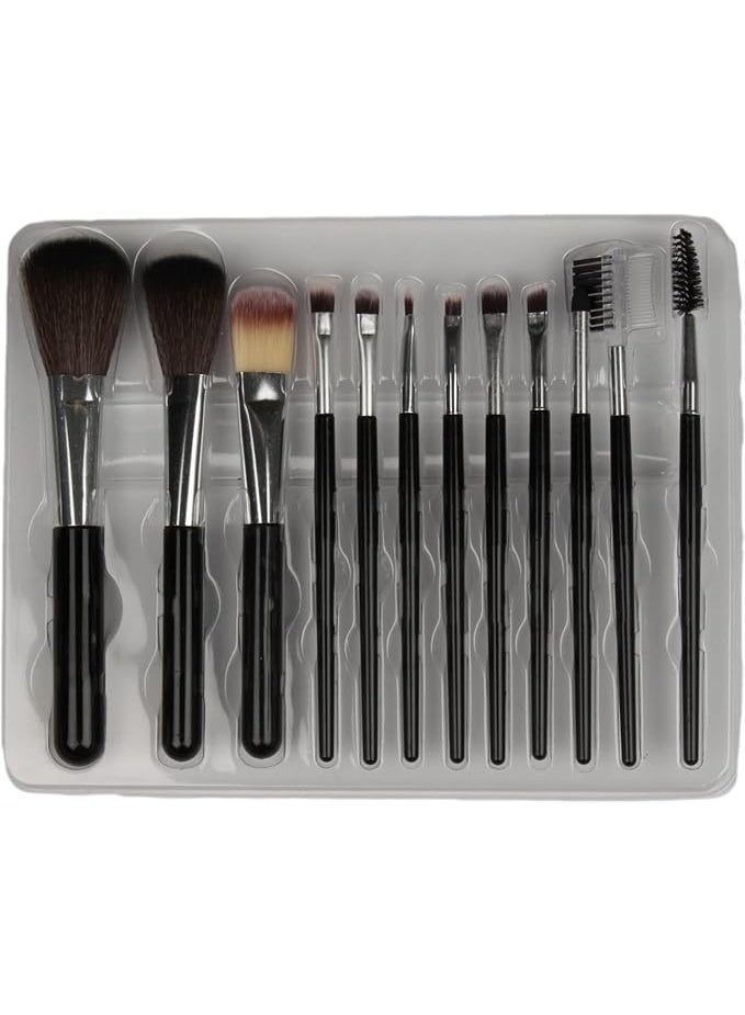 12 Pieces Beauty Makeup Brush Set for Eyeshadow, Foundation, Eye, Face, Concealer Party Makeup for Women - Image 1