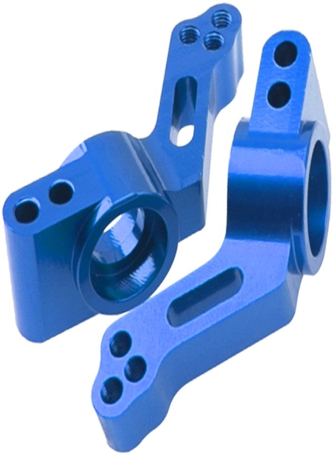 Vgoohobby Metal Rear Stub Axle Carriers, C-Hubs Caster Blocks, Steering Blocks Compatible with 1/10 Traxxas Slash 2WD Stampede 2WD Rustler 2WD Nitro Slash RC Car Upgrade Part #3752 3736 3632 (Blue) - Image 4
