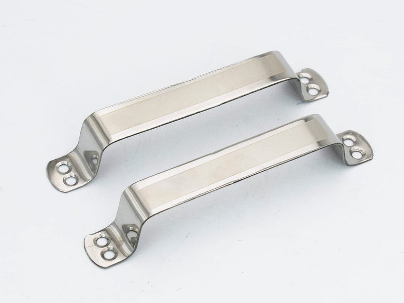 RAB Door Kit 8" inch for Main Doors Stainless Steel for Bathroom Doors (1-Aldrop, 1-Latch, 2-Handle, (Code:- Penal Laher, Size:- 8"-2mm, Size- Small Door kit, Finsh- TT, Pack of 1 Door kit) - Image 4