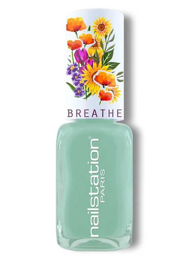 Nailstation Nailstation | menthe glacée | Green Halal Breathable and Water Permeable Nail Polish