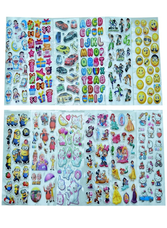 Puffy Stickers and Moti Pencil | Birthday Party Return Gift | 3D Stickers and Stacking Pencil (Pack of 30) - Image 4