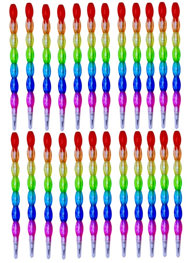 Puffy Stickers and Moti Pencil | Birthday Party Return Gift | 3D Stickers and Stacking Pencil (Pack of 30) - Image 5