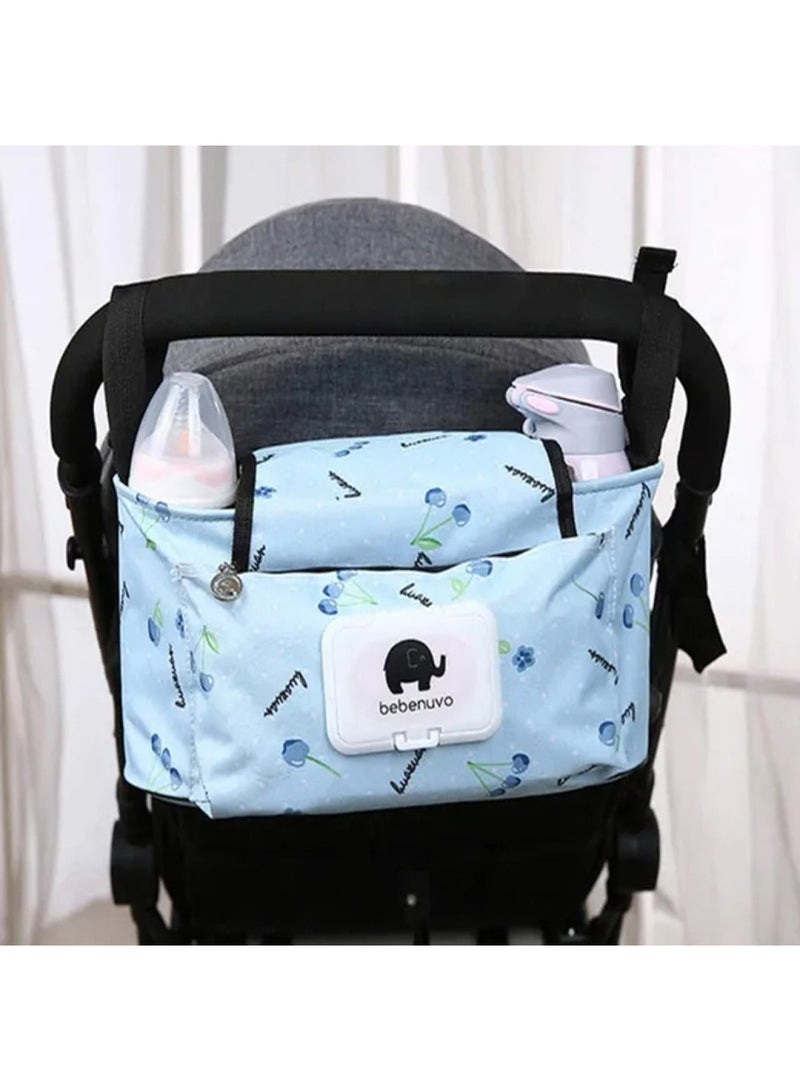 STAR BABiES Combo Pack Stroller Bag Disposable Towel Pack Of 3 - Light Blue  - Image 3