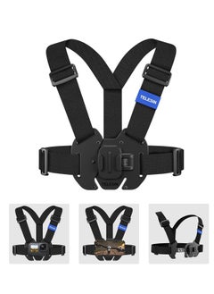 Quick Release Mobile Phone Chest Mount Strap Holder, Adjustable Chest Mount Harness for GoPro Camera, Action Camera, iPhone 13 12 11 Pro,Vlog/POV