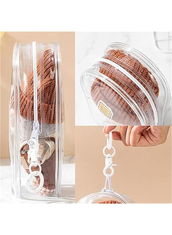 Arabest Protective Cover for LABUBU Plush Figure Doll, Plastic Protective Cover for LABUBU The Monsters Figure Keychain, Storage Transparent PVC Keychain Model Walking Display Bag for Fan Collection (A1)  - Image 5