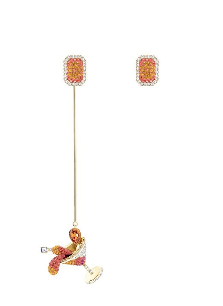 General - No Regrets Gold-Tone Plated Dangle Earrings - Image 1