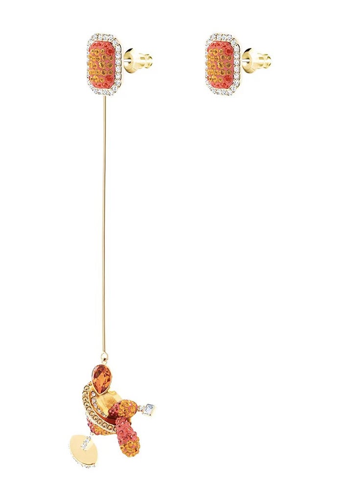 General - No Regrets Gold-Tone Plated Dangle Earrings - Image 1