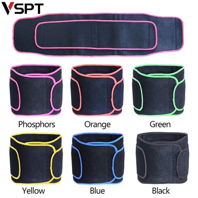 Bluejw Neoprene Waist Trimmer Belt - Adjustable Belly Fat Burner, Athletic Support, Weight Loss, Sweat Enhancer - Image 1