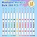 Ellinjan 288 Count Washable Markers Bulk 12 Assorted Colors Fine Line Colored Marker with Conical Tip Washable Markers for Kids Bulk Marker for Classroom School Art Supplies for Students Teachers - Image 4