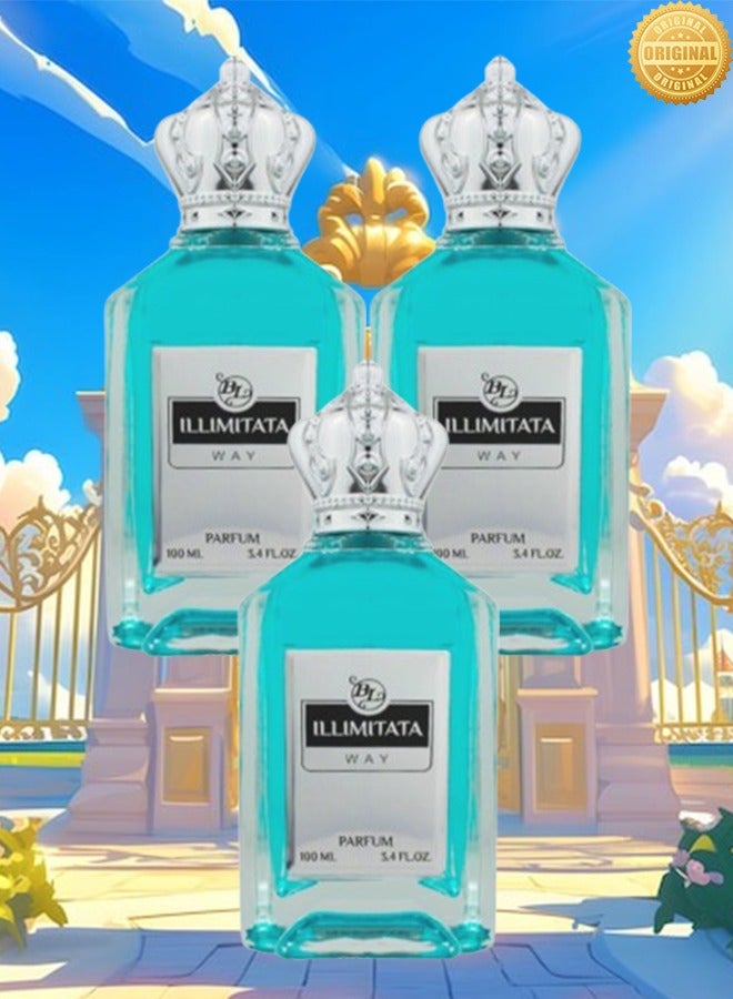 BL 3 Pieces Illimitata Way Perfume 100ml EDP - Image 1