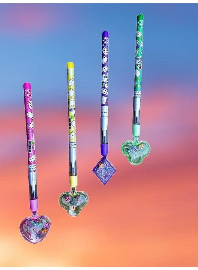 Radiance© 12 Pcs Fancy Design Shape Bullet Pencil Kids|Stationery Pencil Set Girls, Boys| Best Birthday Return Gift (Assorted Design & Color) - Image 5