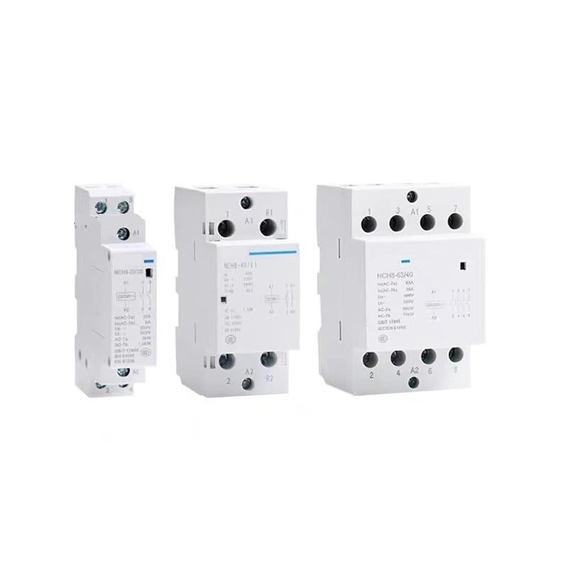 NCH8 40A قاطع تلامس دين ريل AC 2NO 220V 400V أحادي الطور وثلاثي الطور - Image 1