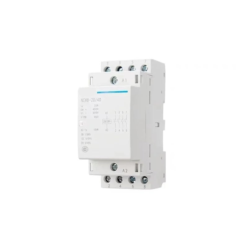 NCH8 40A قاطع تلامس دين ريل AC 2NO 220V 400V أحادي الطور وثلاثي الطور - Image 5
