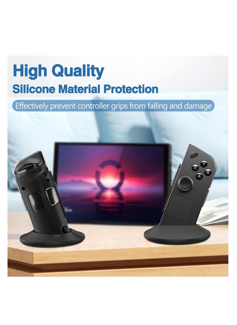 Generic - Legion Go Controller Grips Stand Base Protector, Compatible with Lenovo Legion Go Handheld, Silicone Protective Stand Dock Case, Legion Go Accessories Only for Stationary Standing (Black) - Image 1