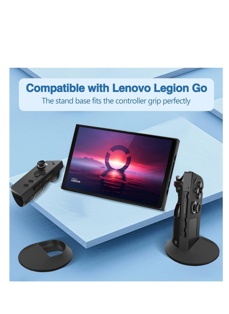Generic - Legion Go Controller Grips Stand Base Protector, Compatible with Lenovo Legion Go Handheld, Silicone Protective Stand Dock Case, Legion Go Accessories Only for Stationary Standing (Black) - Image 1