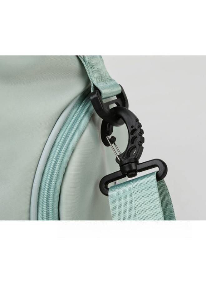 WAOKN Sports and Fitness Yoga Bag Dry and Wet Separation Contrast Color Shoulder Bag Short-distance Portable Travel Bag,Duffle Bag Sports Fitness Travel Unisex Bag Dry and Wet Separation Pocket,Shoulder and Carry On Luggage Bag With Shoe Compartment Multi-function Training,Yoga,Luggage,Gym,for Men and Women - Image 5