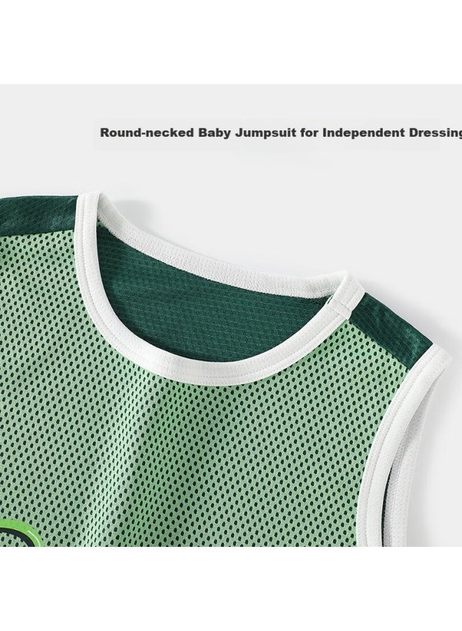 Yuzhaolin (Yuzhaolin) Boys' Mesh Breathable Children'S Vest Summer Thin Middle And Large Children'S Vest 2-Pack Sports Mesh - Image 5