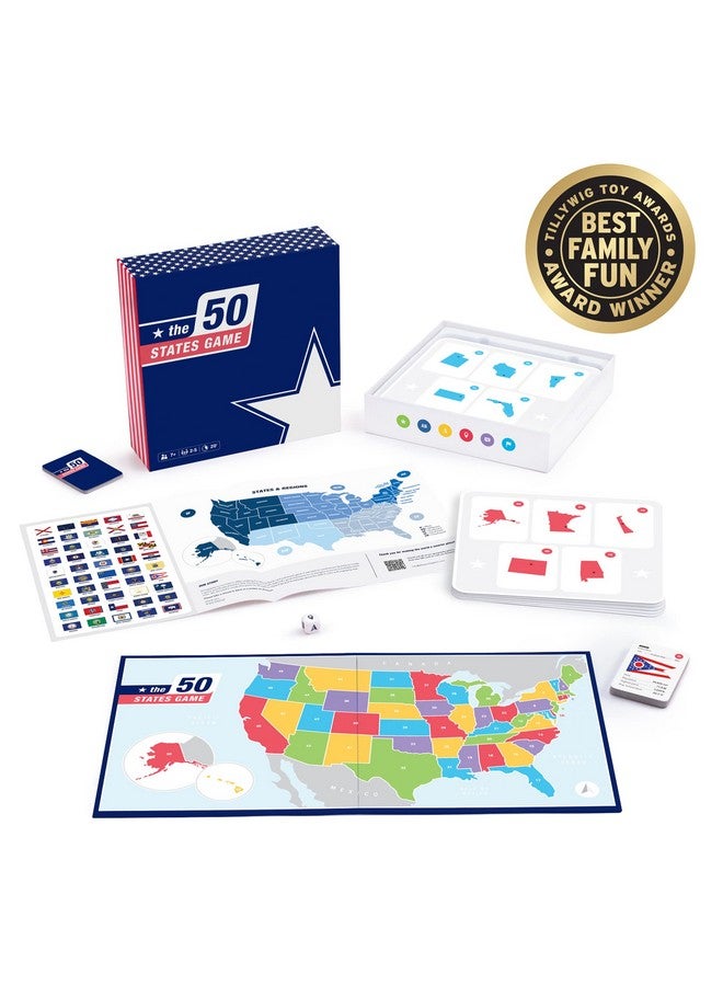 The World Game The 50 States Game - US Geography Board Game - Educational Game for Kids & Adults - Fun Learning for Teenage Boys & Girls - Image 5
