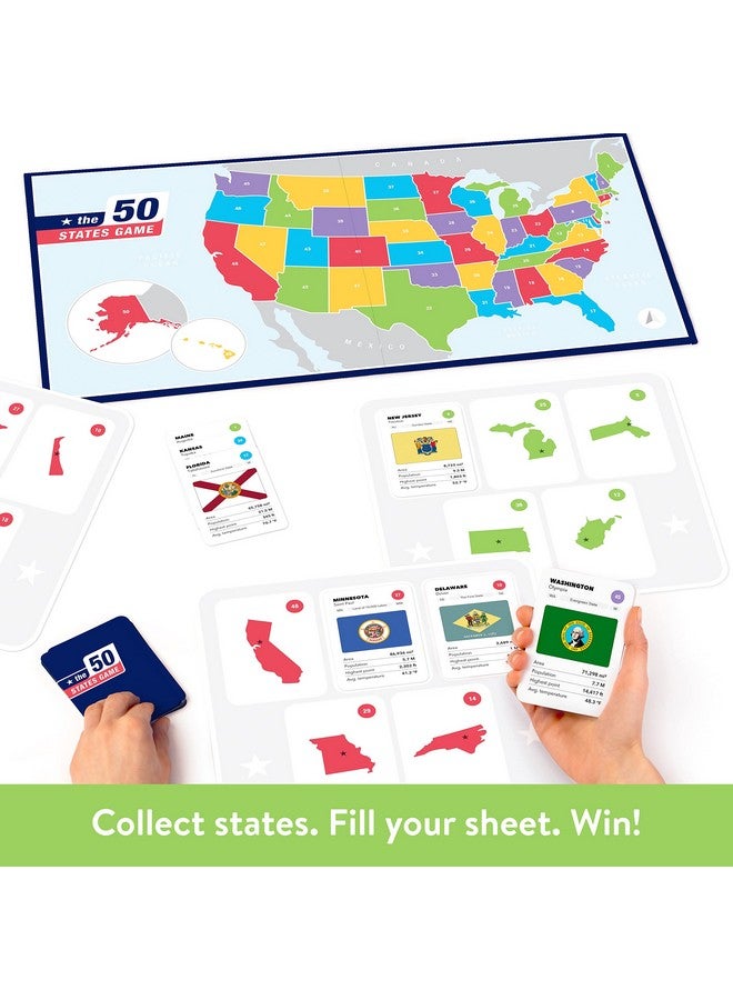 The World Game The 50 States Game - US Geography Board Game - Educational Game for Kids & Adults - Fun Learning for Teenage Boys & Girls - Image 2