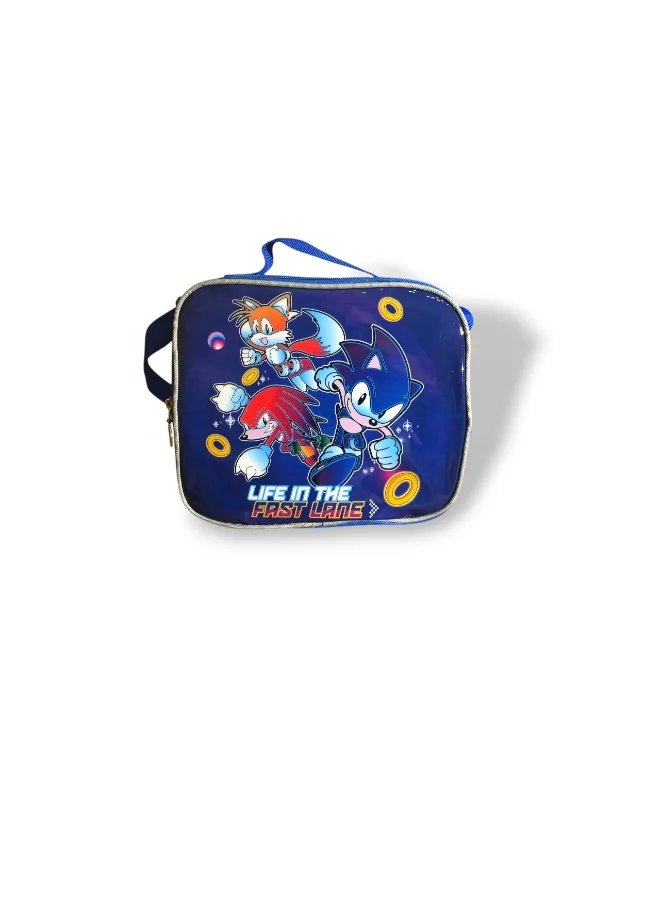 SONIC 18"TROLLEYBAG, LUNCH BAG, PENCILCASE, WATER BOTTLE, LUNCH BOX