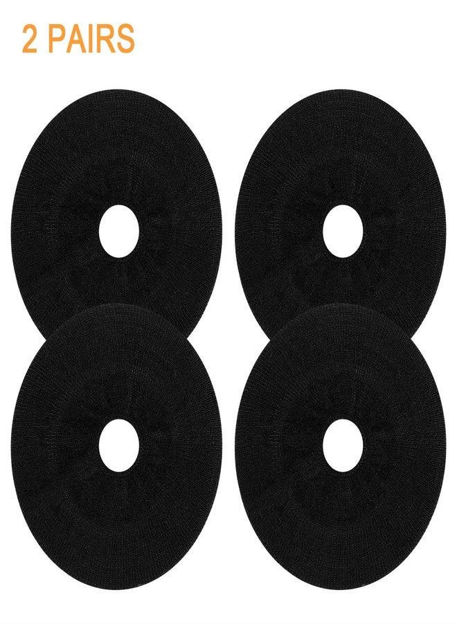 JARMOR Earpads Sweater Cover Protectors with Stretchable Knit Fabric for Beats Studio 3/2 Wireless/Wired Bose QC35 25 15 Headphones and Other Headsets with 3-4 Inch Ear Cushions [ 2 Pairs ] (Black) - Image 4