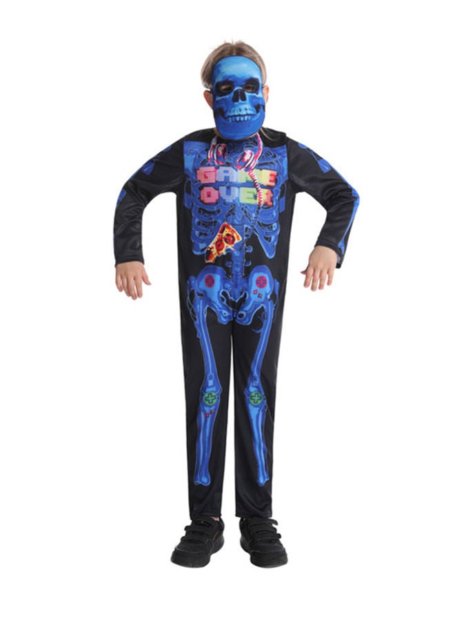 Party Magic زي هيكل عظمي ثلاثي الأبعاد للصبي M