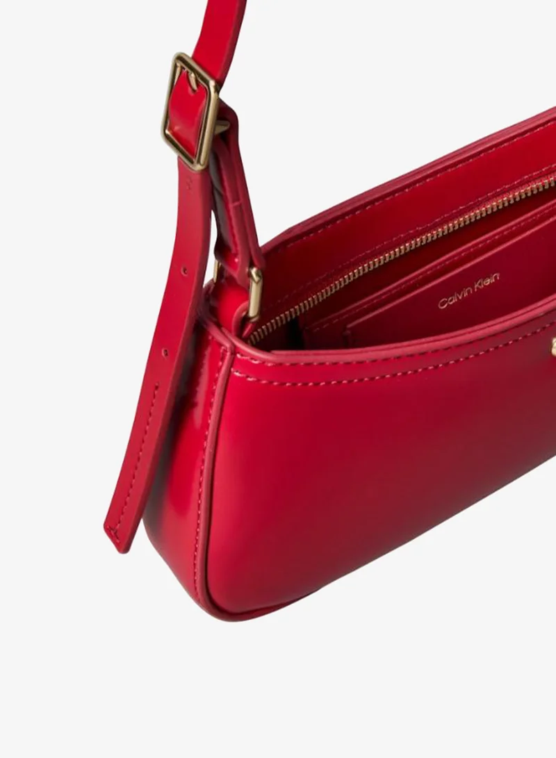 Calvin Klein  Monogram Logo Plaque Shoulder Bag for Women | Best Price UAE