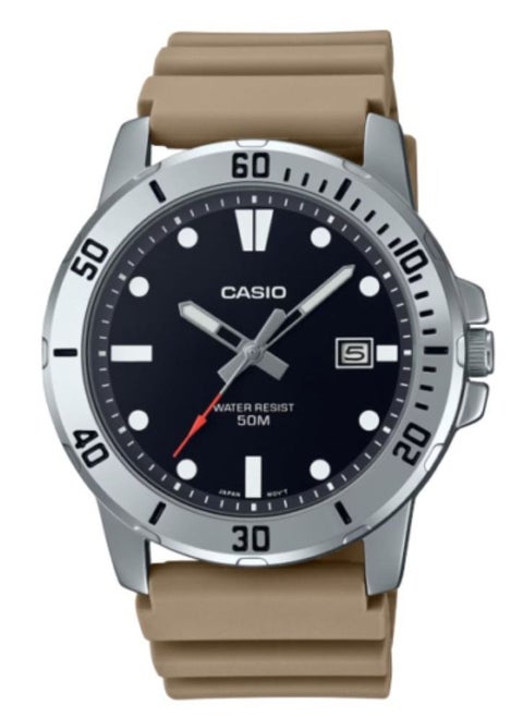 Casio Watch for Men, Resin Band, Model MTP-VD01-5EV