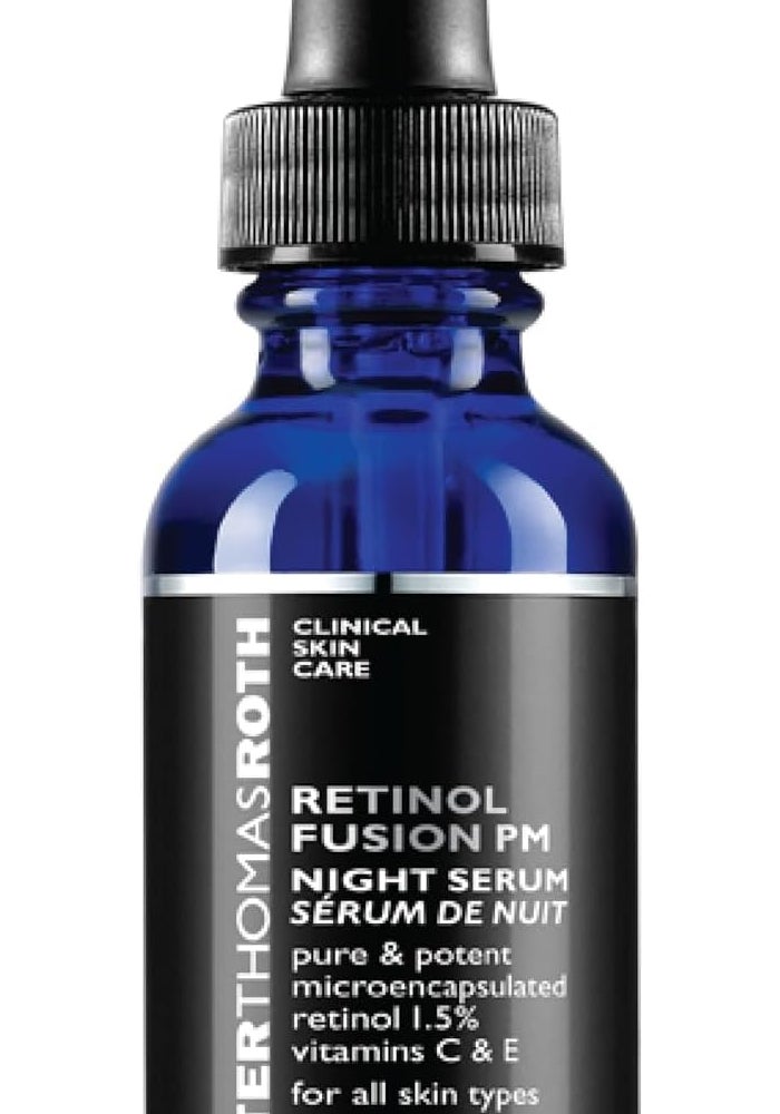 Peter Thomas Roth Retinol Fusion PM Night Serum - 1.5% Microencapsulated Retinol for Fine Lines, Wrinkles, and Uneven Skin Tone - Image 1