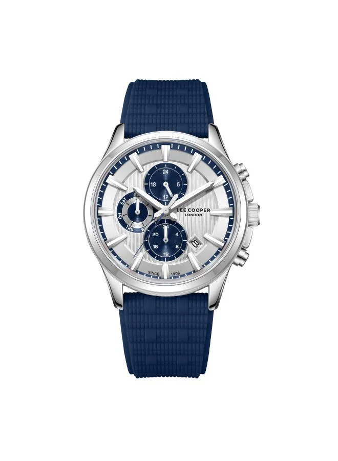 لي كوبر ساعة رجالية متعددة الوظائف من السيليكون ٤٣ مم