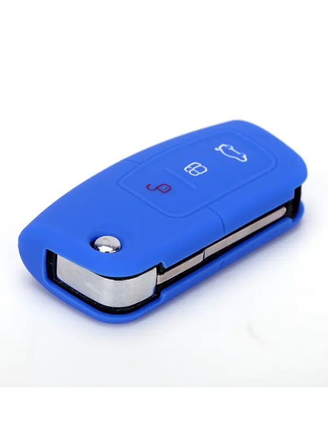 Silicone Pink Car Folding Key Case Cover For Ford Mondeo Ecosport Focus Fiesta Falcon Territory Galaxy Protection Shell - Image 5