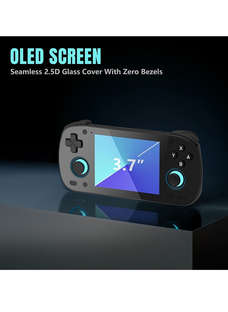 Retroid Pocket - MINI Portable Retro Console Android 6GB 128GB Adreno 650 WiFi Bluetooth 3D illuminated Hall Sticks 3.7 Inch AMOLED Touchscreen Type C OTG Connection 4000mah 27W Fast Charge Built In Official OTA (O - Image 1